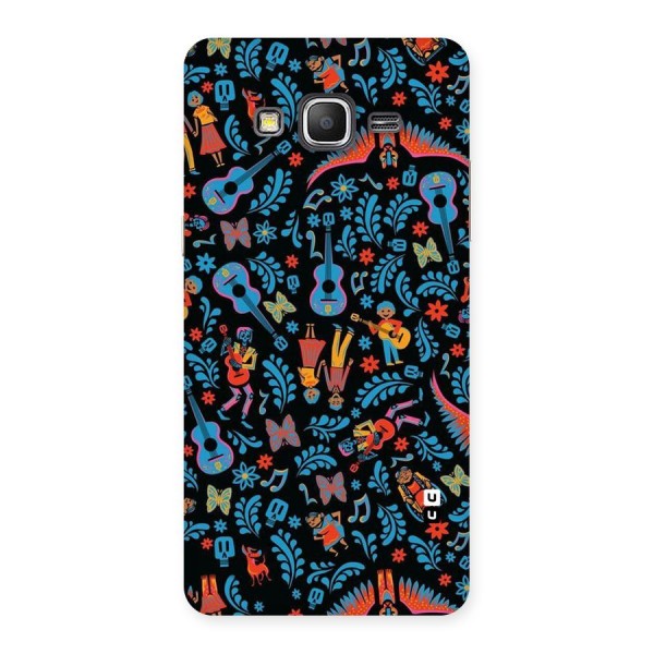 Blue Guitar Pattern Back Case for Galaxy Grand Prime