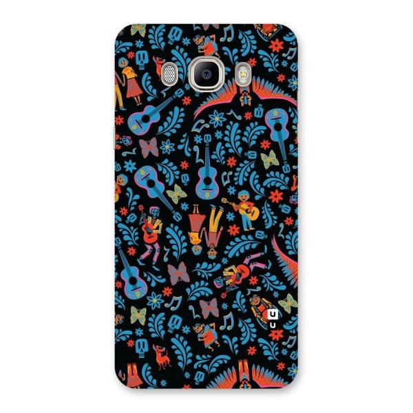 Blue Guitar Pattern Back Case for Galaxy On8