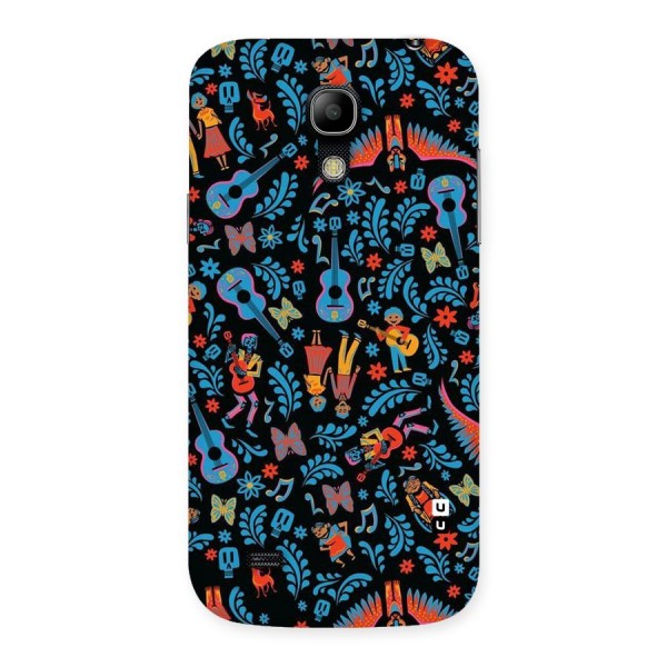 Blue Guitar Pattern Back Case for Galaxy S4 Mini