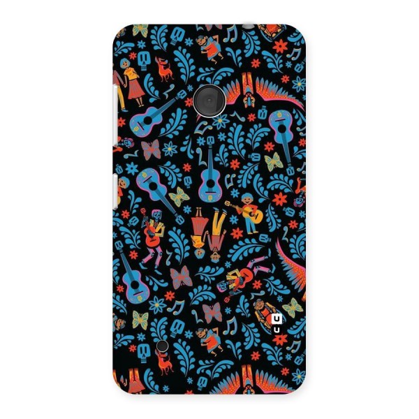 Blue Guitar Pattern Back Case for Lumia 530