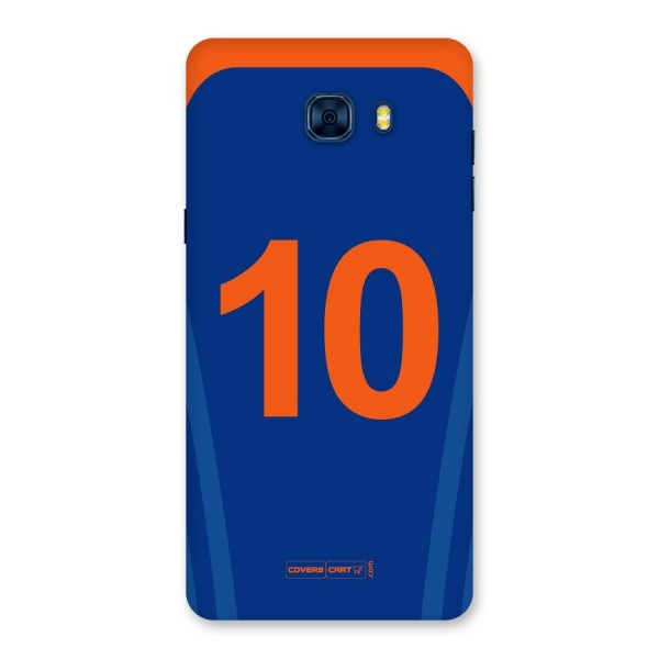 Blue Jersey Back Case for Galaxy C7 Pro