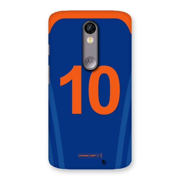 Blue Jersey Back Case for Moto X Force