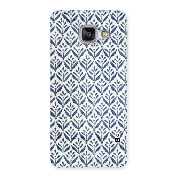 Blue Leaf Back Case for Galaxy A3 2016