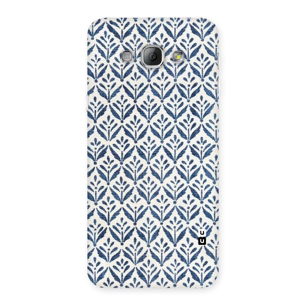 Blue Leaf Back Case for Galaxy A8