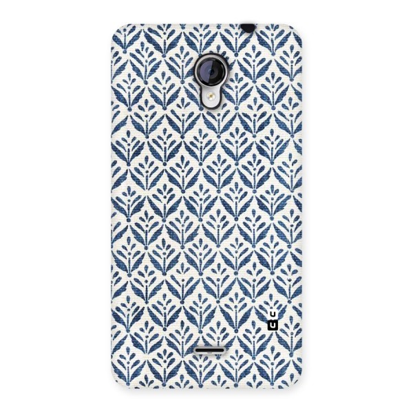 Blue Leaf Back Case for Micromax Unite 2 A106