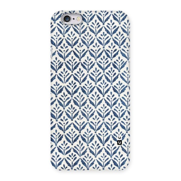 Blue Leaf Back Case for iPhone 6 6S