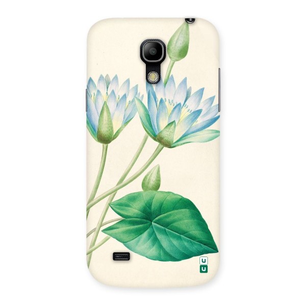 Blue Lotus Back Case for Galaxy S4 Mini