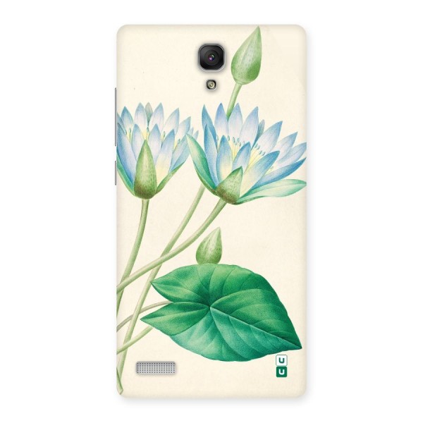 Blue Lotus Back Case for Redmi Note