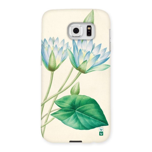 Blue Lotus Back Case for Samsung Galaxy S6