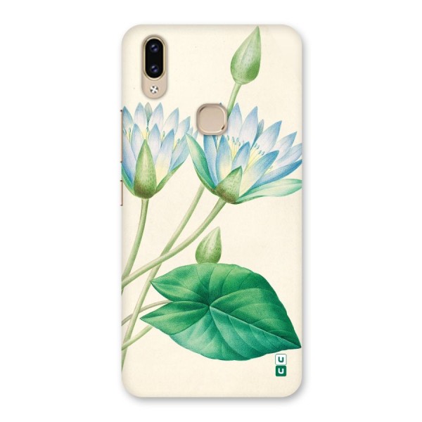 Blue Lotus Back Case for Vivo V9