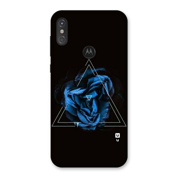 Blue Magic Triangle Back Case for Motorola One Power