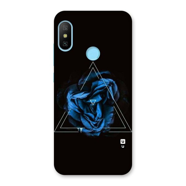 Blue Magic Triangle Back Case for Redmi 6 Pro