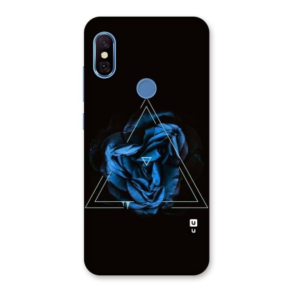 Blue Magic Triangle Back Case for Redmi Note 6 Pro