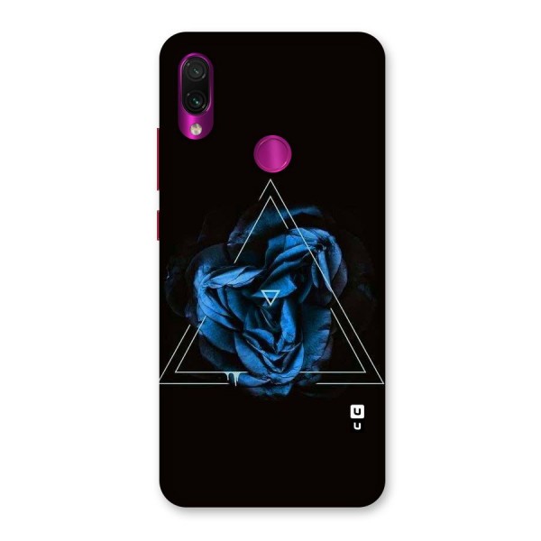 Blue Magic Triangle Back Case for Redmi Note 7 Pro