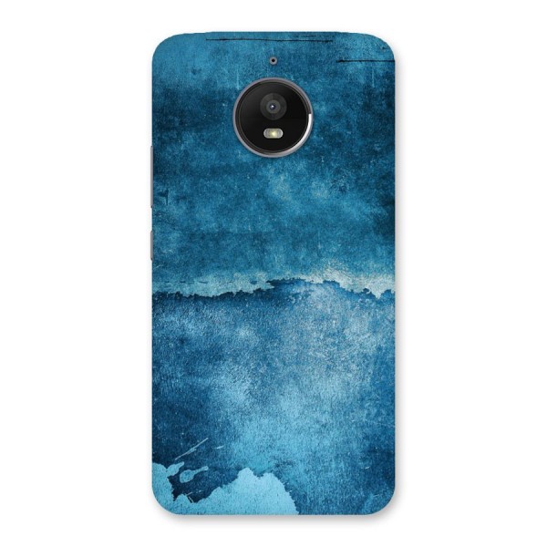 Blue Paint Wall Back Case for Moto E4 Plus