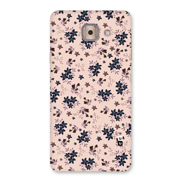 Blue Peach Floral Back Case for Galaxy J7 Max