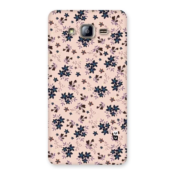 Blue Peach Floral Back Case for Galaxy On5