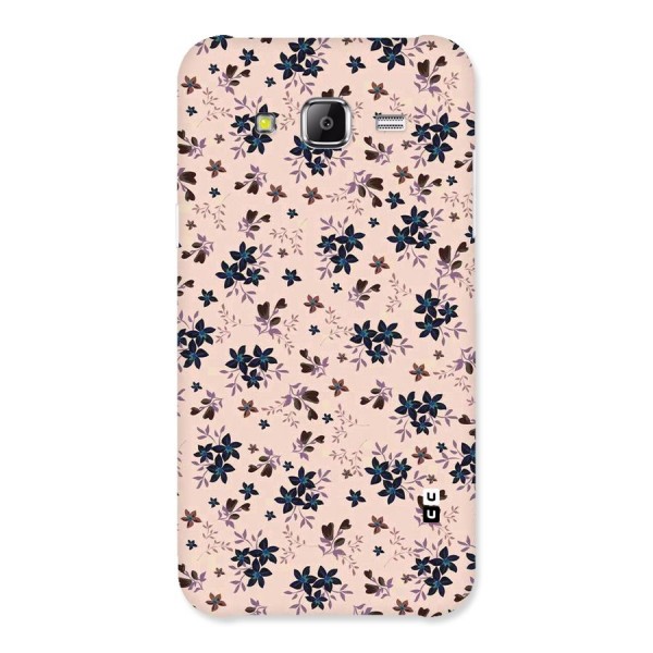 Blue Peach Floral Back Case for Samsung Galaxy J5