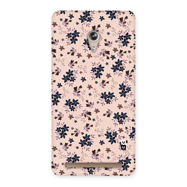 Blue Peach Floral Back Case for Zenfone 6