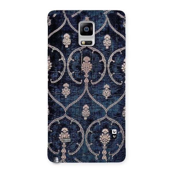 Blue Shade Rug Back Case for Galaxy Note 4