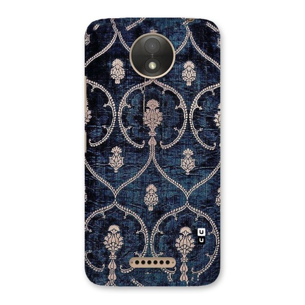 Blue Shade Rug Back Case for Moto C Plus