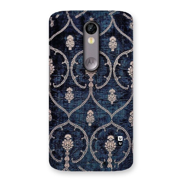 Blue Shade Rug Back Case for Moto X Force