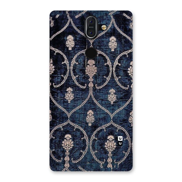 Blue Shade Rug Back Case for Nokia 8 Sirocco