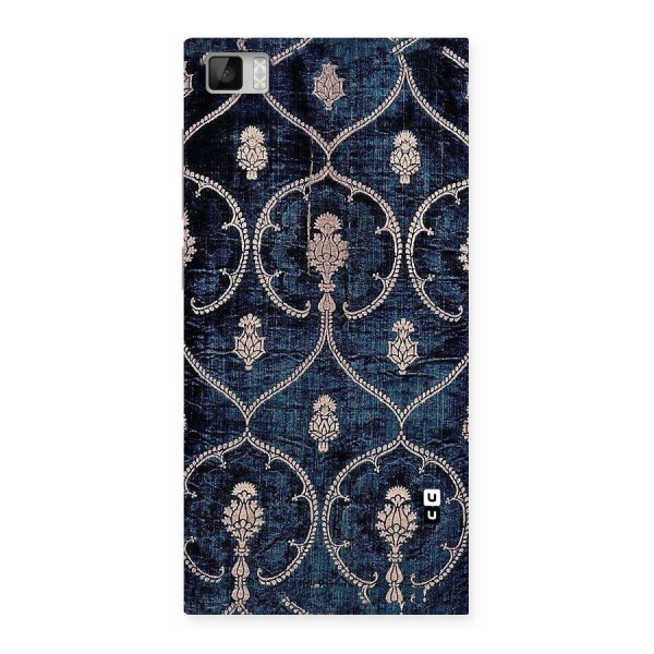 Blue Shade Rug Back Case for Xiaomi Mi3