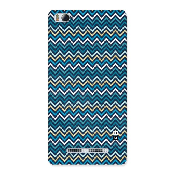 Blue Shades Chevron Pattern Back Case for Xiaomi Mi4i