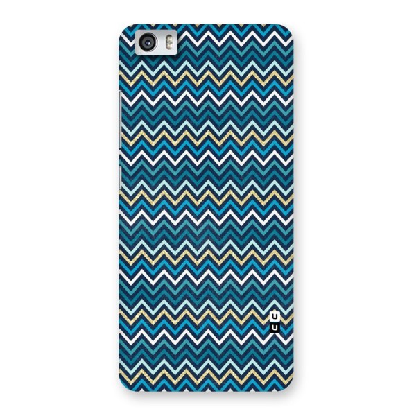 Blue Shades Chevron Pattern Back Case for Xiaomi Redmi Mi5