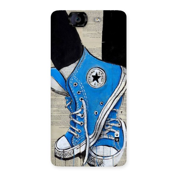 Blue Shoes Back Case for Canvas Knight A350