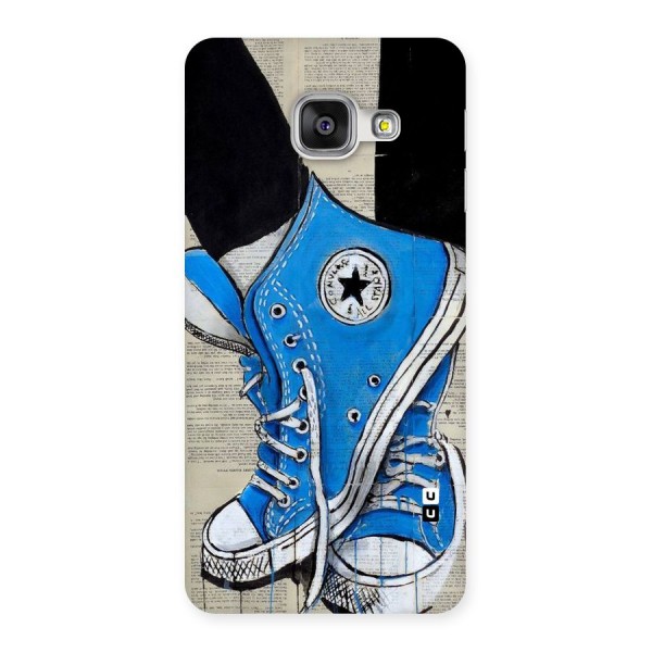 Blue Shoes Back Case for Galaxy A3 2016