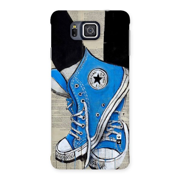 Blue Shoes Back Case for Galaxy Alpha