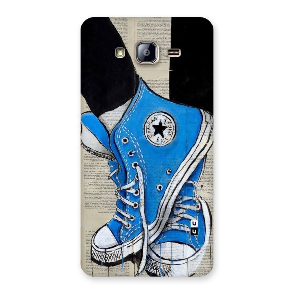 Blue Shoes Back Case for Galaxy On5