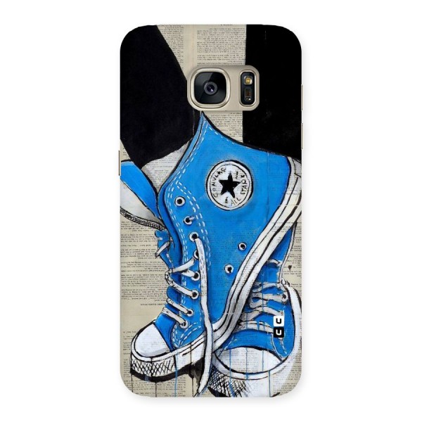 Blue Shoes Back Case for Galaxy S7