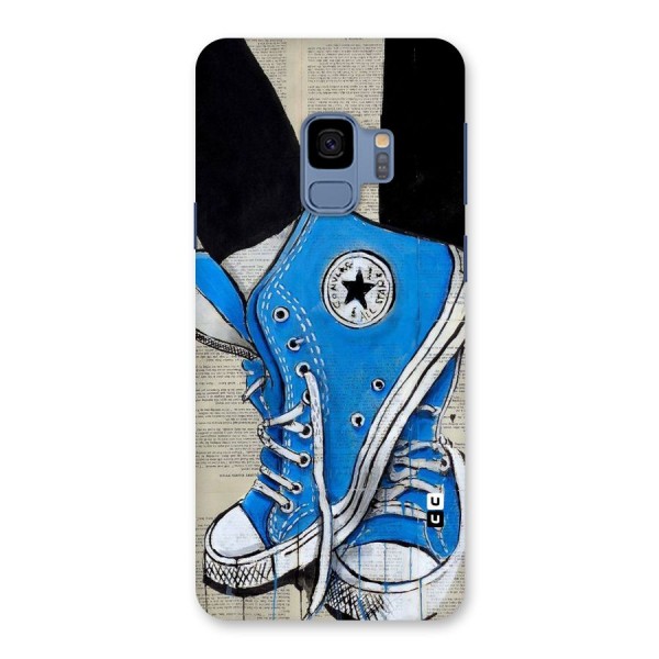 Blue Shoes Back Case for Galaxy S9