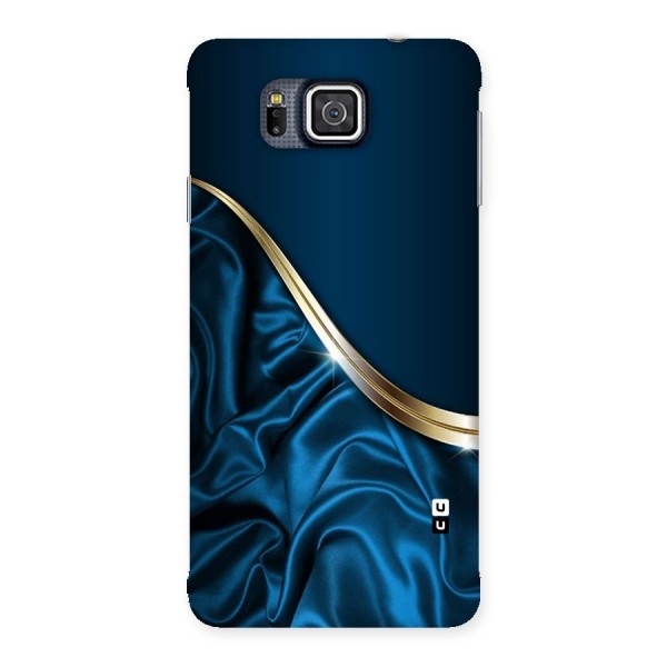 Blue Smooth Flow Back Case for Galaxy Alpha