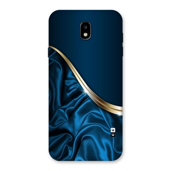 Blue Smooth Flow Back Case for Galaxy J7 Pro