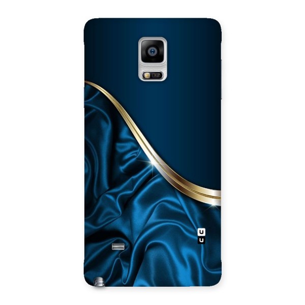 Blue Smooth Flow Back Case for Galaxy Note 4