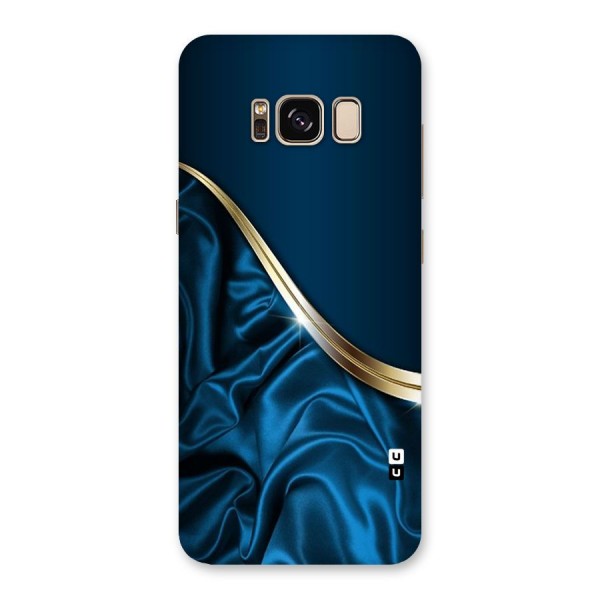 Blue Smooth Flow Back Case for Galaxy S8