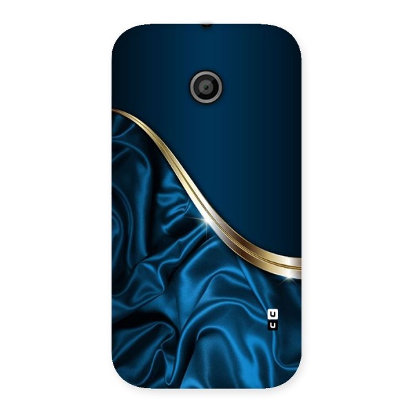 Blue Smooth Flow Back Case for Moto E