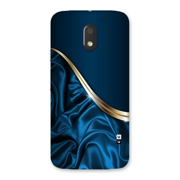 Blue Smooth Flow Back Case for Moto E3 Power