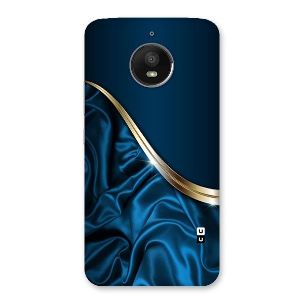 Blue Smooth Flow Back Case for Moto E4 Plus