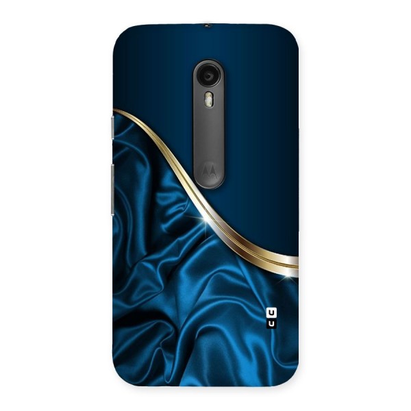 Blue Smooth Flow Back Case for Moto G3