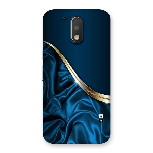 Blue Smooth Flow Back Case for Motorola Moto G4