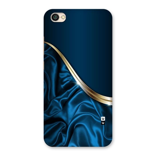 Blue Smooth Flow Back Case for Redmi Y1 Lite