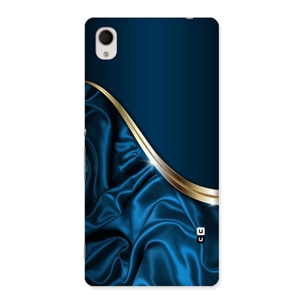 Blue Smooth Flow Back Case for Sony Xperia M4