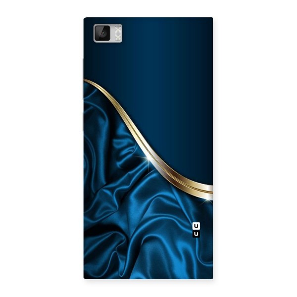 Blue Smooth Flow Back Case for Xiaomi Mi3