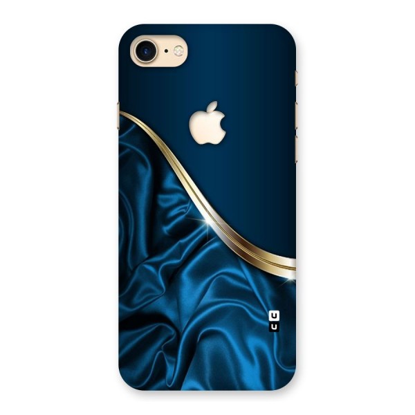 Blue Smooth Flow Back Case for iPhone 7 Apple Cut