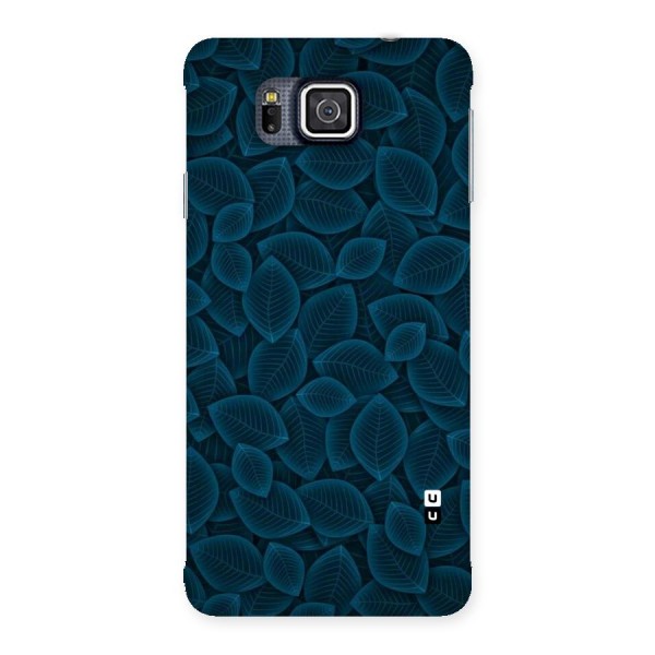 Blue Thin Leaves Back Case for Galaxy Alpha